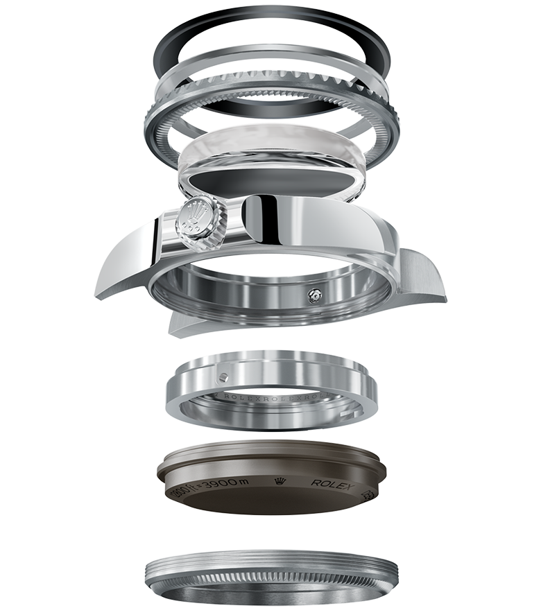Rolex’s patented Ringlock system 