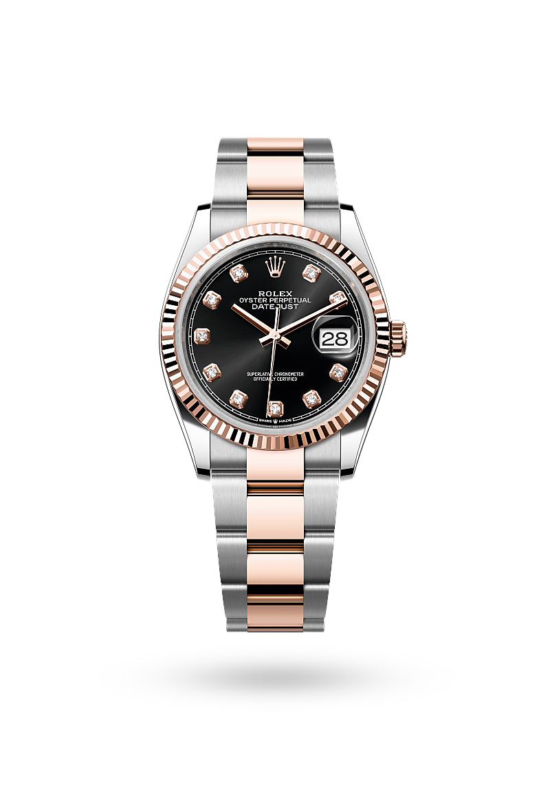 Rolex Datejust 36 - Oyster, 36 mm, Oystersteel and Everose gold