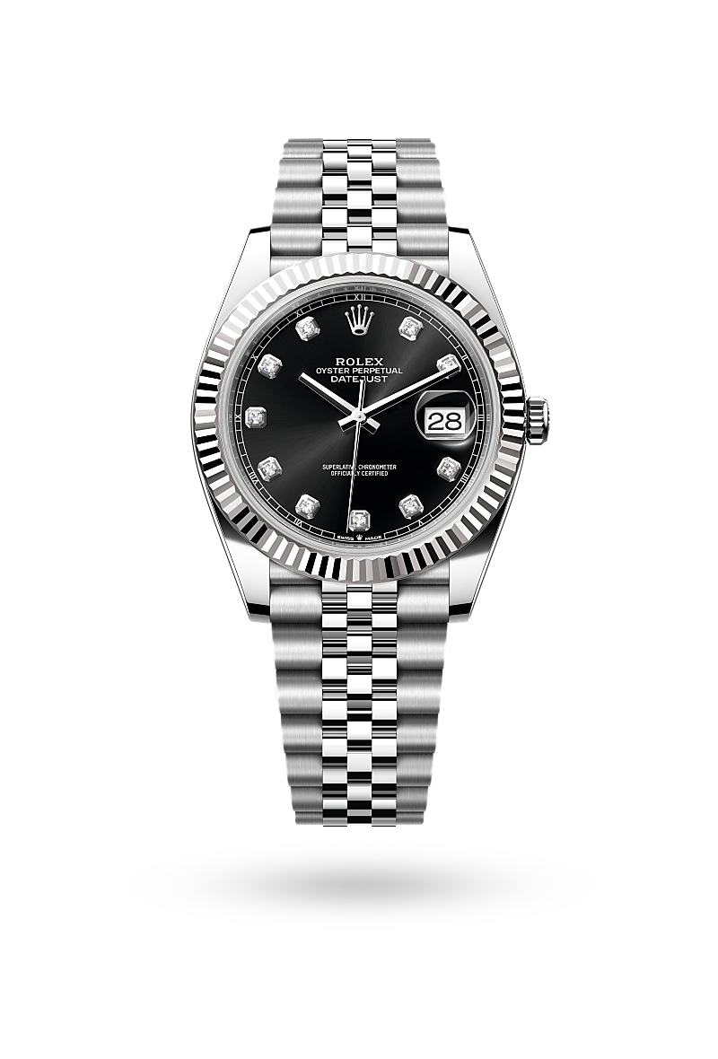 Rolex Datejust 41 - Oyster, 41 mm, Oystersteel and white gold