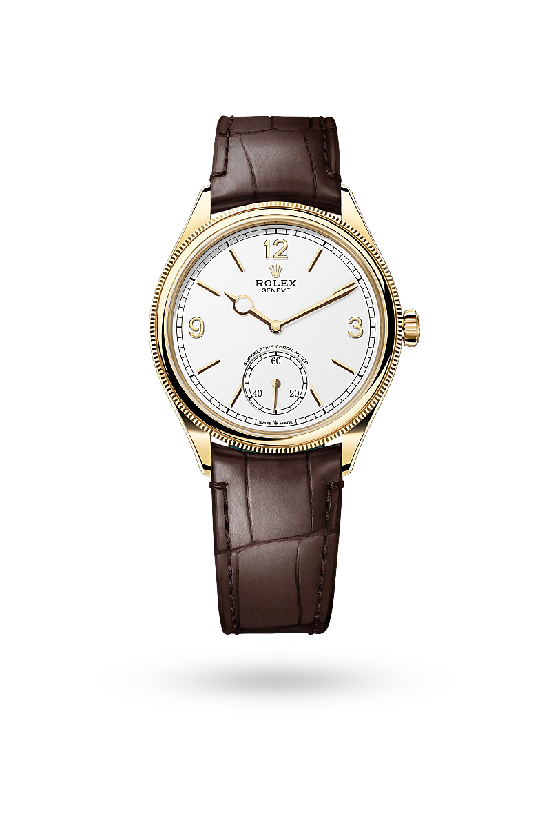 Rolex 1908 - 39 mm, 18 ct yellow gold, polished finish