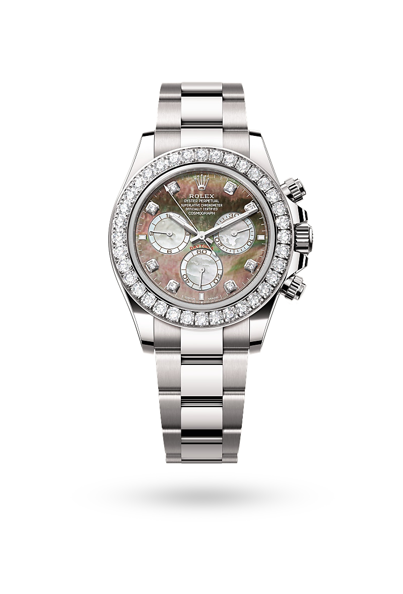 Rolex Cosmograph Daytona - Oyster, 40 mm, white gold and diamonds