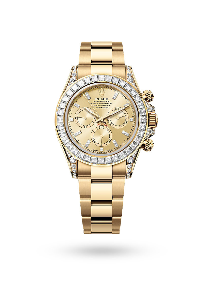 Rolex Cosmograph Daytona - Oyster, 40 mm, yellow gold and diamonds
