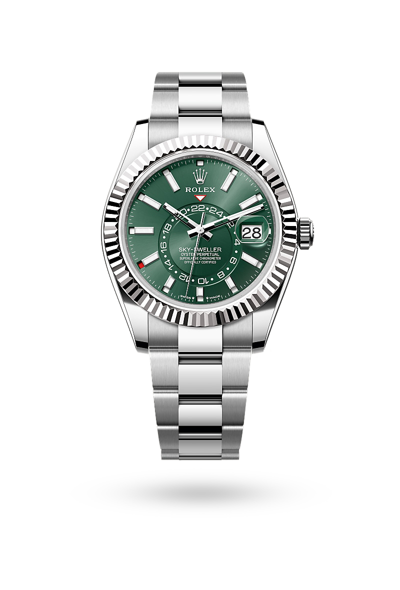 Rolex Sky-Dweller - Oyster, 42 mm, Oystersteel and white gold