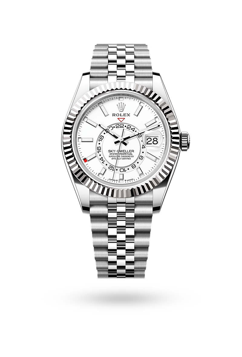 Rolex Sky-Dweller - Oyster, 42 mm, Oystersteel and white gold